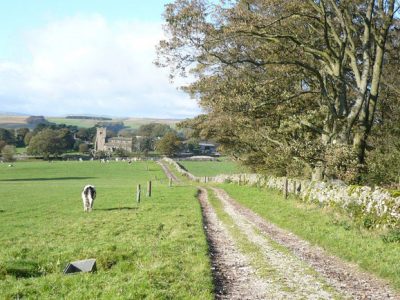 Bridleway to Rylstone Church